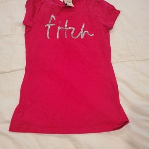 Abercrombie Fitch pink shirt
